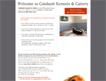 Tablet Screenshot of calabashkennels.com.au